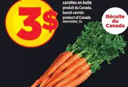 Maxi CAROTTES EN BOTTE | BUNCH CARROTS offer