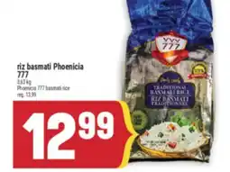 Marché Adonis RIZ BASMATI PHOENICIA 777 | PHOENICIA 777 BASMATI RICE offer