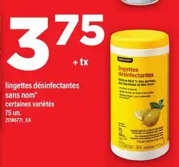 Maxi LINGETTES DÉSINFECTANTES SANS NOM , 75 UN offer