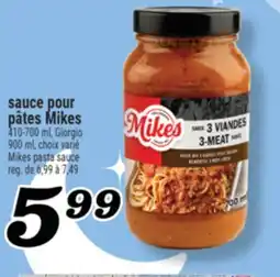 Marché Richelieu SAUCE POUR PÂTES MIKES | MIKES PASTA SAUCE offer