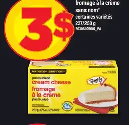 Maxi FROMAGE À LA CRÈME SANS NOM , 227/250 G offer