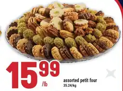 Marché Adonis Assorted petit four offer