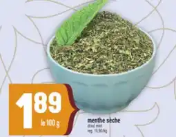 Marché Adonis Menthe sèche dried mint offer