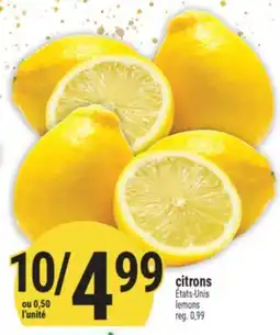 Marché Adonis Citrons | Lemons offer