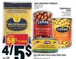 Marché Adonis Pâtes alimentaires Valdigrano | Valdigrano pasta offer