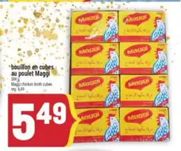 Marché Adonis BOUILLON EN CUBES AU POULET MAGGI | MAGGI CHICKEN BROTH CUBES offer