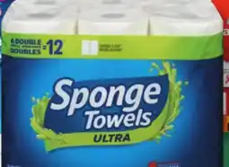 IGA SPONGE TOWELS ULTRA PAPER TOWELS offer