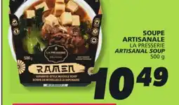 IGA LA PRESSERIE ARTISANAL SOUP offer