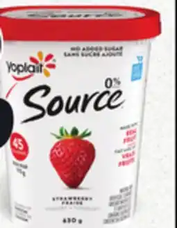 IGA YOPLAIT SOURCE YOGURT offer