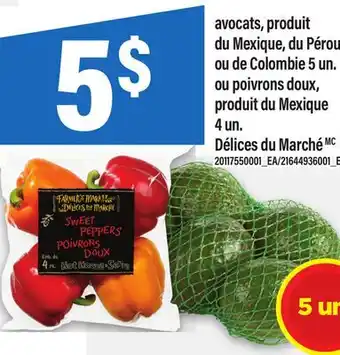 Maxi AVOCATS, DÉLICES DU MARCHÉ offer