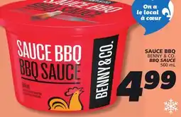 IGA BENNY & CO. BBQ SAUCE offer