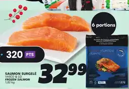 IGA VASCO & CO FROZEN SALMON offer