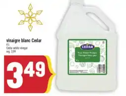 Marché Adonis VINAIGRE BLANC CEDAR | CEDAR WHITE VINEGAR offer
