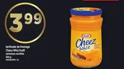 Maxi TARTINADE DE FROMAGE CHEEZ WHIZ KRAFT, 450 G offer
