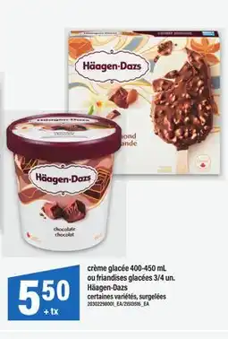 Maxi CRÈME GLACÉE 400-450 ML OU FRIANDISES GLACÉES 3/4 UN. HÄAGEN-DAZS offer