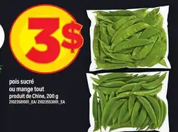 Maxi POIS SUCRÉ OU MANGE TOUT, 200 G offer