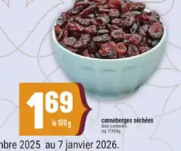 Marché Adonis CANNEBERGES SÉCHÉES | DRIED CRANBERRIES offer