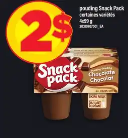 Maxi POUDING SNACK PACK, 4x99 g offer