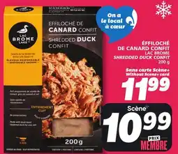 IGA LAC BROME SHREDDED DUCK CONFIT offer