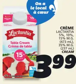 IGA CRÈME LACTANTIA offer