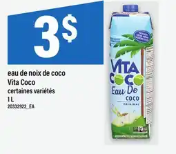 Maxi EAU DE NOIX DE COCO VITA COCO, 1 L offer