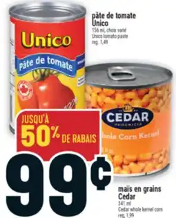 Marché Adonis Pâte de tomate Unico | Unico tomato paste offer