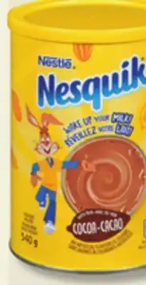 IGA NESQUIK CHOCOLATE MILK MIX offer