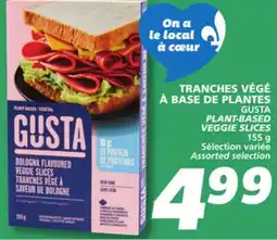 IGA GUSTA PLANT-BASED VEGGIE SLICES offer