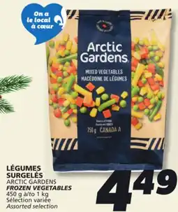 IGA ARCTIC GARDENS FROZEN VEGETABLES offer