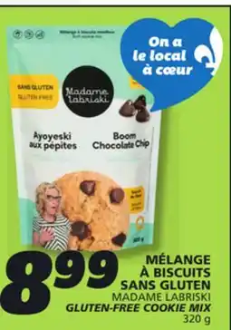 IGA SANS GLUTEN MADAME LABRISKI GLUTEN-FREE COOKIE MIX offer