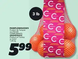 IGA COMPLIMENTS GRAPEFRUITS offer