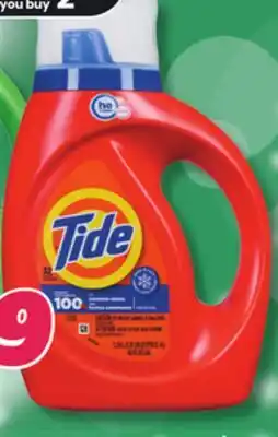 IGA TIDE LAUNDRY DETERGENT offer