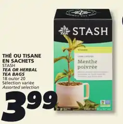 IGA STASH TEA OR HERBAL TEA BAGS offer