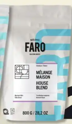 IGA BRÛLERIES FARO COFFEE offer