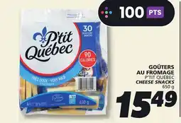 IGA P'TIT QUÉBEC CHEESE SNACKS offer