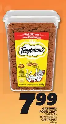 IGA WHISKAS TEMPTATIONS CAT TREATS offer