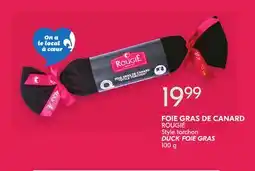 IGA ROUGIÉ DUCK FOIE GRAS offer