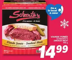 IGA SCHWARTZ'S SMOKED MEAT offer