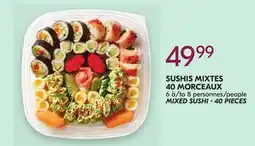 IGA MIXED SUSHI - 40 PIECES offer