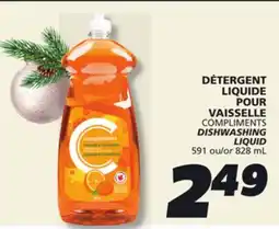 IGA COMPLIMENTS DISHWASHING LIQUID offer