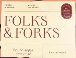 IGA FOLKS & FORKS MEAL-SOUP offer