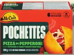 IGA McCAIN PIZZA POCKETS offer