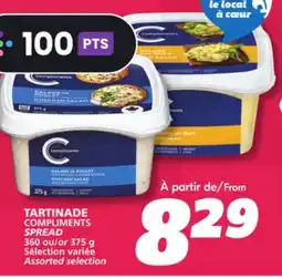 IGA COMPLIMENTS SPREAD offer