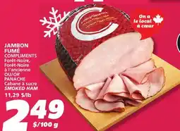 IGA COMPLIMENTS SMOKED HAM offer