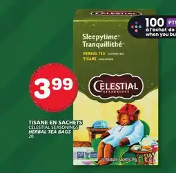 Marches Tradition CELESTIAL SEASONINGS HERBAL TEA BAGS offer