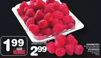 Marches Tradition RASPBERRIES offer