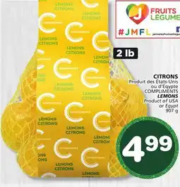 Marches Tradition COMPLIMENTS LEMONS offer