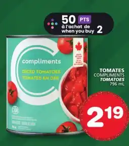 Marches Tradition COMPLIMENTS TOMATOES offer