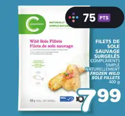 Marches Tradition COMPLIMENTS SIMPLE NATURELLEMENT FROZEN WILD SOLE FILLETS offer