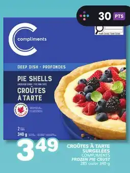 Marches Tradition COMPLIMENTS FROZEN PIE CRUST offer